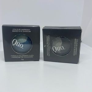 Quo eye shadows (Blue/Silver and Smoke/Silver)